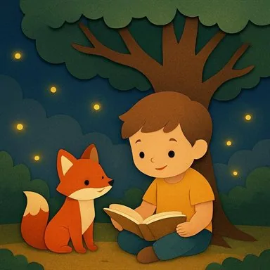 Sample illustration in the Paper Cut-out style