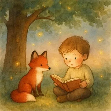 Sample illustration in the Watercolour style